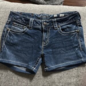 Miss Me Blue Jean Shorts with ClassiMiss  M